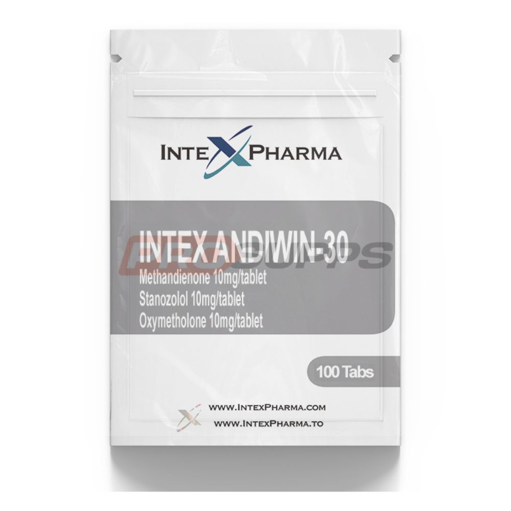 xr:d:DAF8mMOdIEU:4,j:2467265164301682857,t:24021216 INTEX PHARMA – ANDIWIN-30 (DIANABOL, OXYMETHOLONE, WINSTROL), 30mg / 100 tabs - Image 1